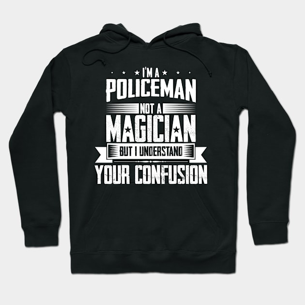 Police officer police gift idea cop sheriff Hoodie by OfCA Design